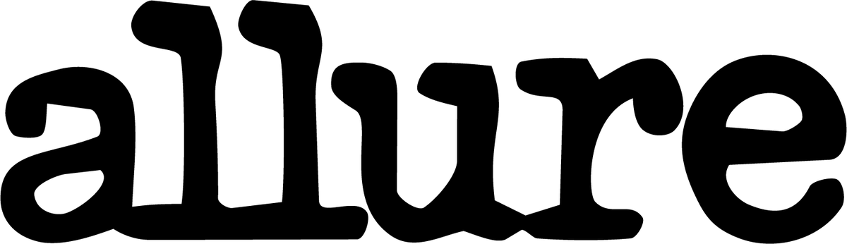 Black 'allure' logo on a white background