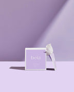 Box of refresh wipes on purple background