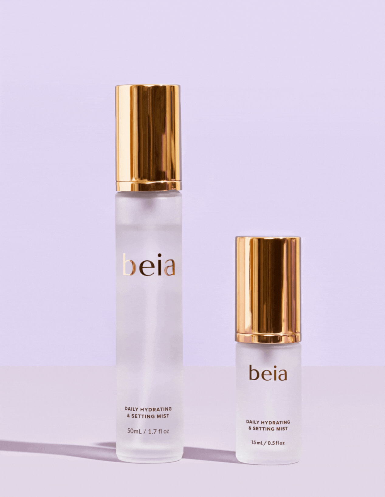 Beia hydrating and setting mist duo animation