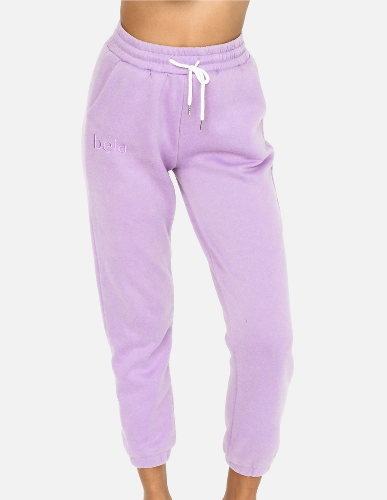 beia sweat pants with white background